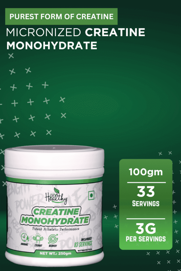 be healthy® 200 mesh creatine monohydrate – ultra micronized | 99.99% pure | fast absorption for strength, power & recovery
