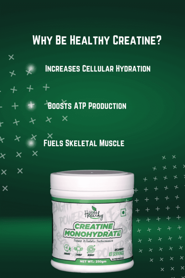 be healthy® 200 mesh creatine monohydrate – ultra micronized | 99.99% pure | fast absorption for strength, power & recovery